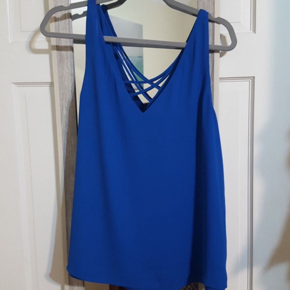 Royal blue Express top